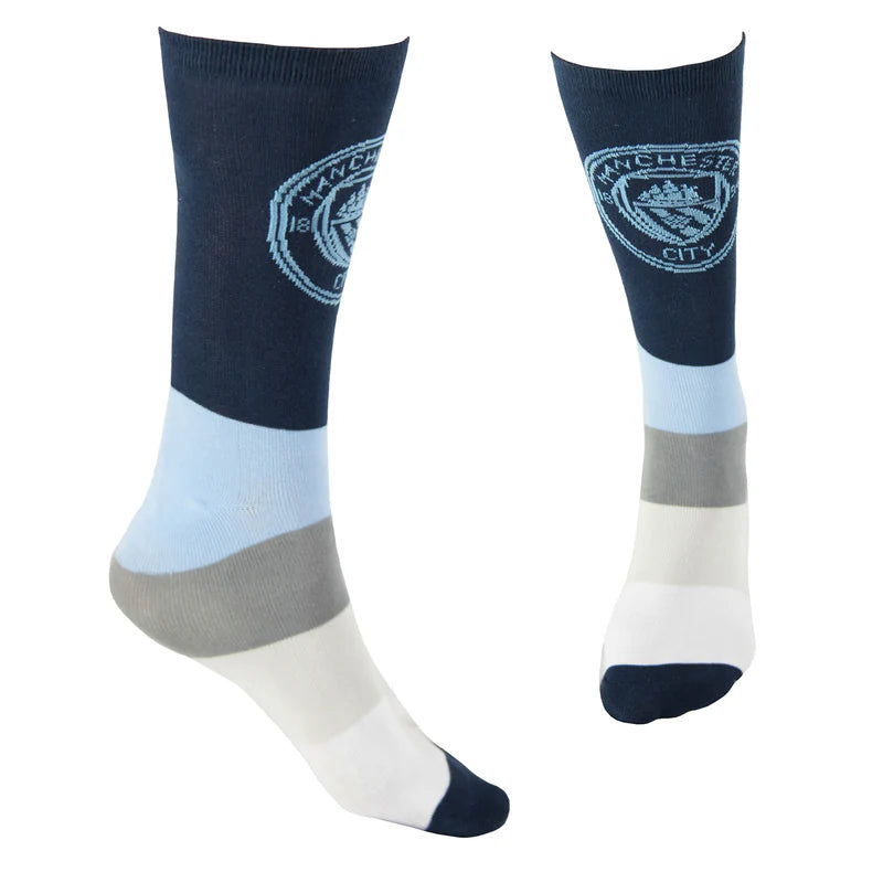 Manchester City FC Calf-length Socks Size 9-13